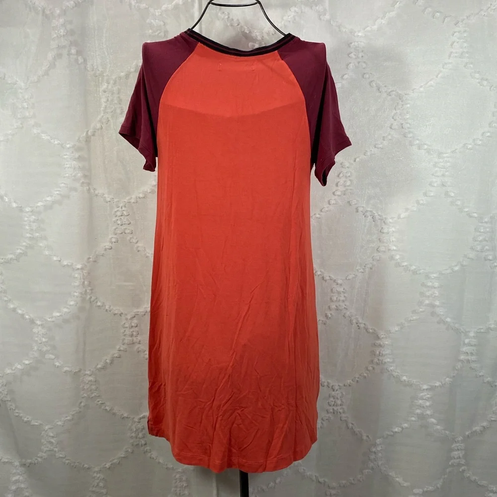 Abercrombie and Fitch orange shirt dress size S - Picture 5 of 5